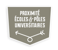 Proximité écoles et pôles universitaires